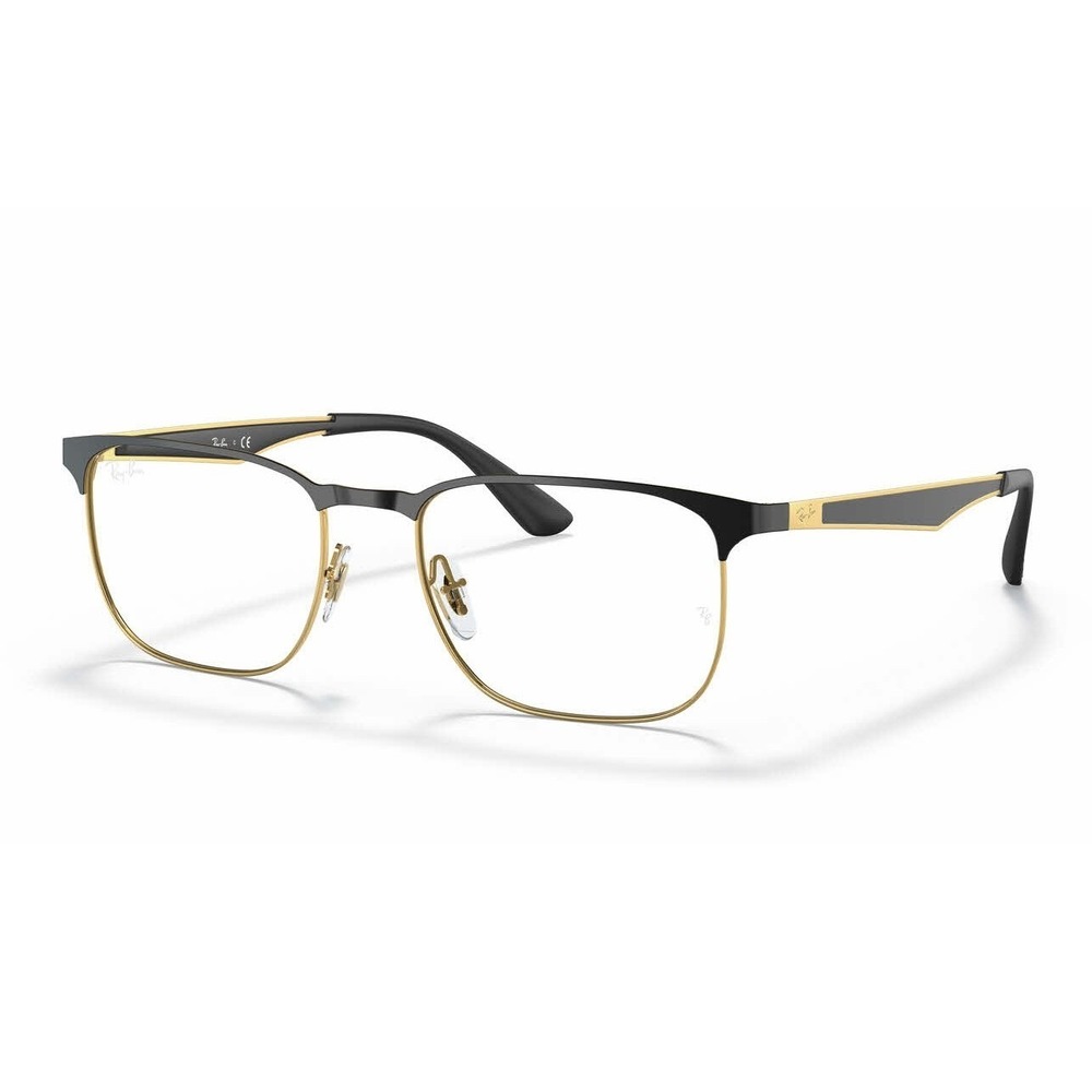 Ray-Ban RB6363 2890‎ Eyeglasses Black Gold 54mm New In Box/Packaging